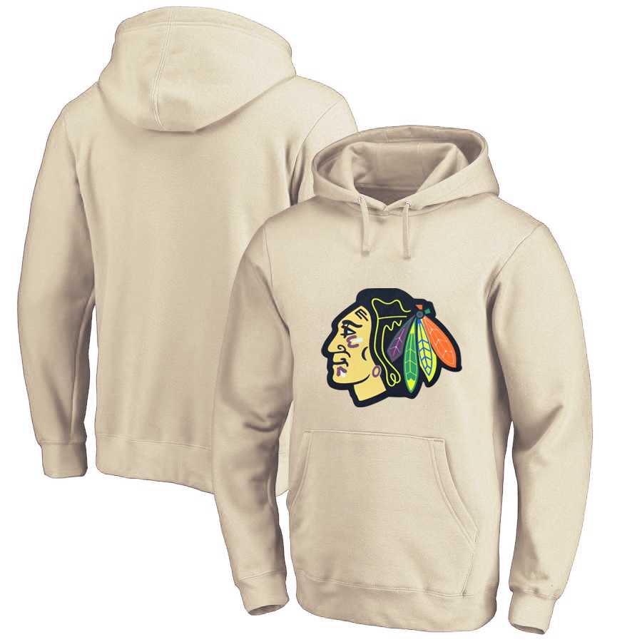 Chicago Blackhawks Cream All Stitched Pullover Hoodie,We sell and wholesale Chicago Blackhawks Cream All Stitched Pullover Hoodie on line form chian!
